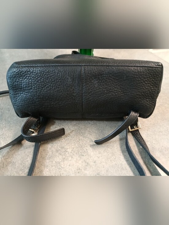 Calvin Klein Black Leather Backpack/Purse (11\